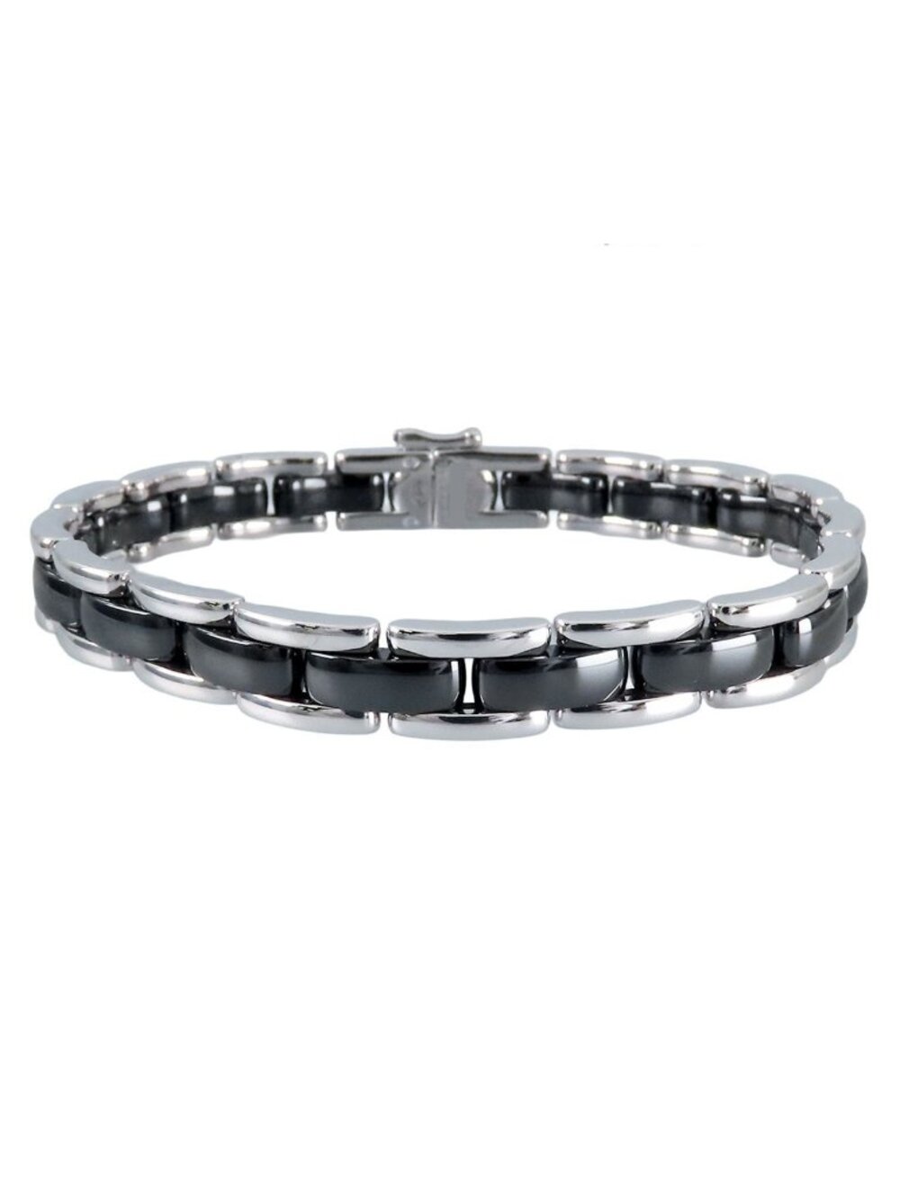 Chanel Ultra Bracelet White Gold Black 18k Ceramic 16.5